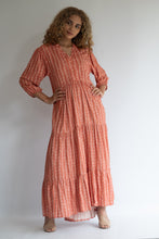 Load image into Gallery viewer, Arya dress - terracotta vines