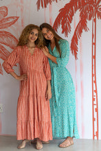Load image into Gallery viewer, Arya dress - terracotta vines