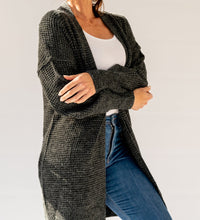 Load image into Gallery viewer, Esther long cardigan - black