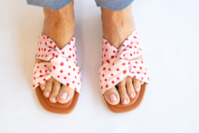 Load image into Gallery viewer, Abstract dot sandal • strawberry