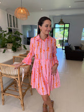 Load image into Gallery viewer, Buttons & bows dress