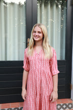 Load image into Gallery viewer, Arya dress - terracotta vines