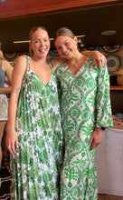 Load image into Gallery viewer, Greenery pleated dress