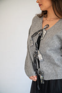 Hannah sequin bow jersey