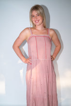 Load image into Gallery viewer, Mila anglaise dusty pink strappy dress
