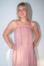 Load image into Gallery viewer, Mila anglaise dusty pink strappy dress
