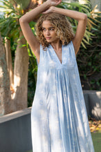 Load image into Gallery viewer, Ava dress - sky blue palm
