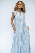 Load image into Gallery viewer, Ava dress - sky blue palm
