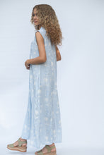 Load image into Gallery viewer, Ava dress - sky blue palm
