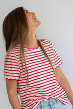 Load image into Gallery viewer, Dylan scallop tee
