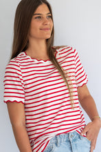 Load image into Gallery viewer, Dylan scallop tee
