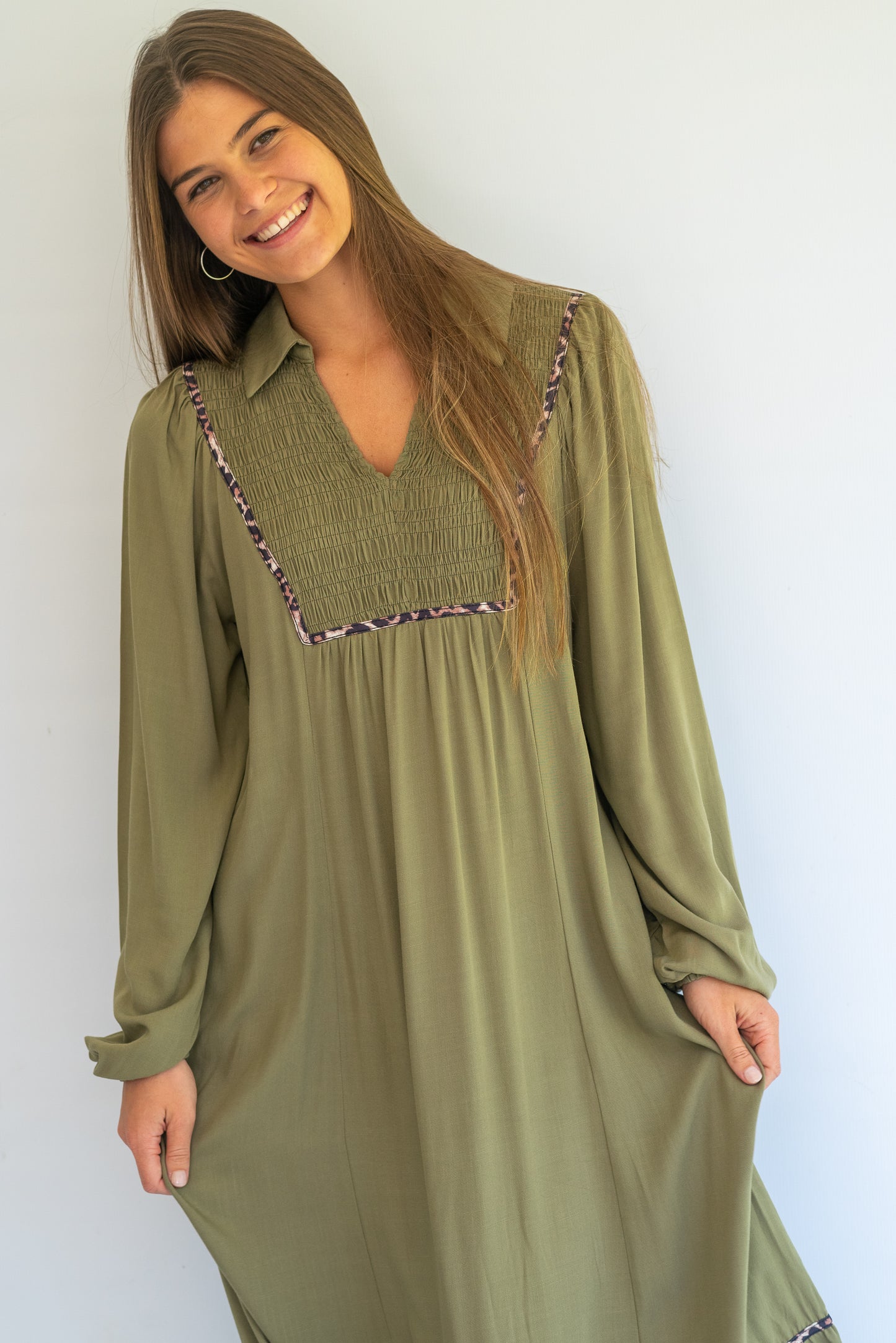 Amara dress - olive