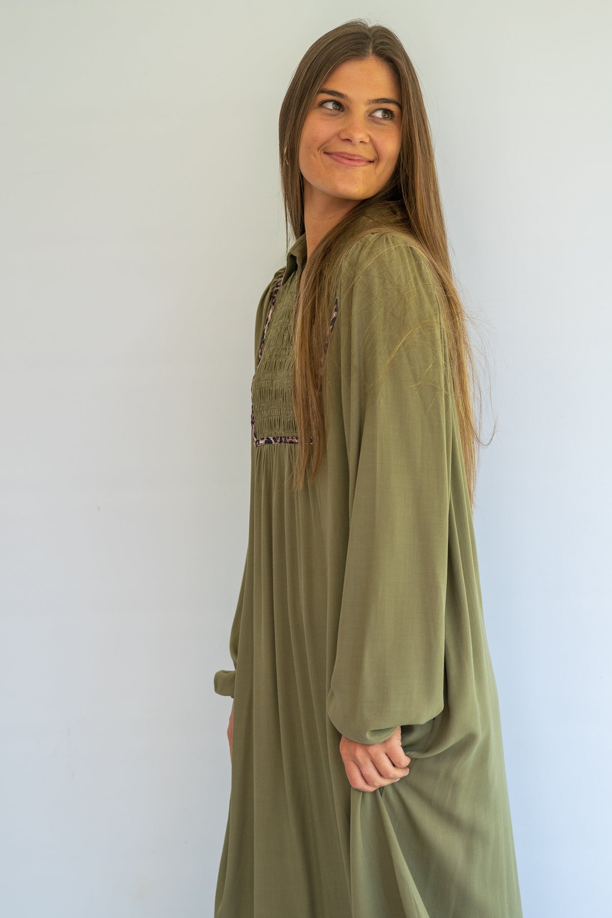 Amara dress - olive