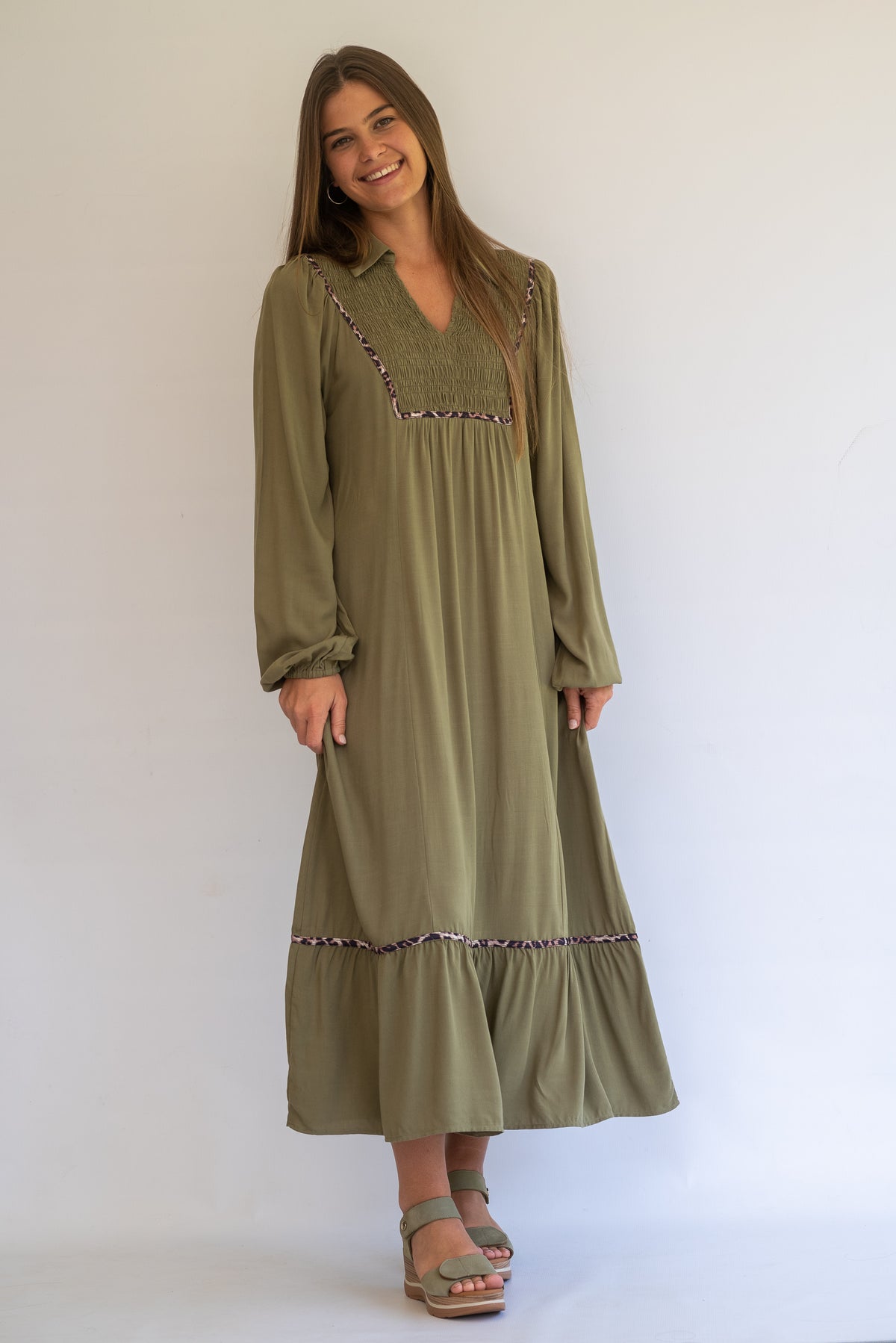 Amara dress - olive
