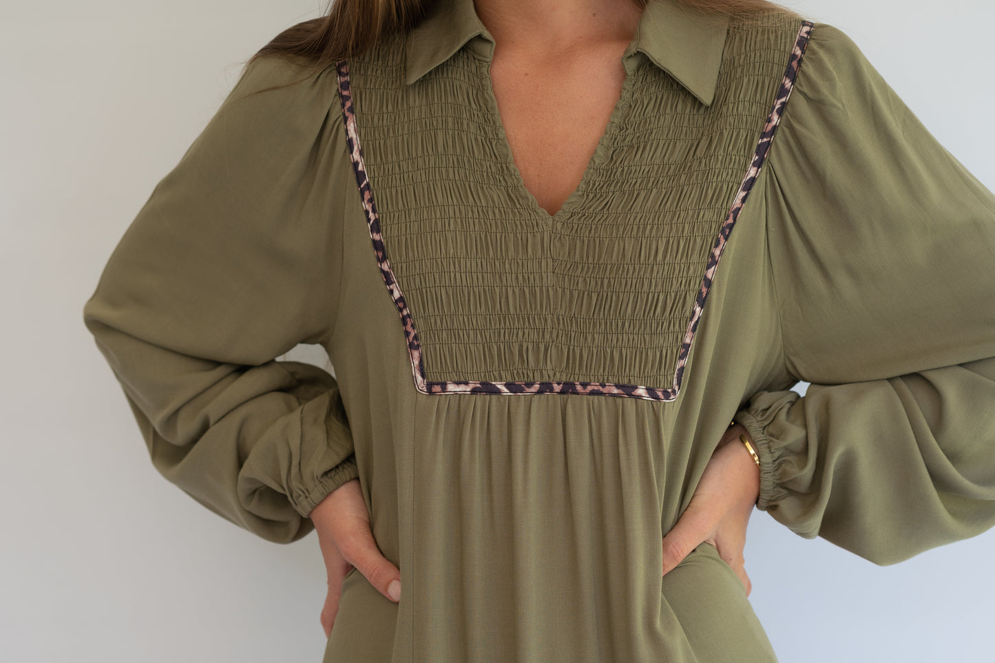 Amara dress - olive