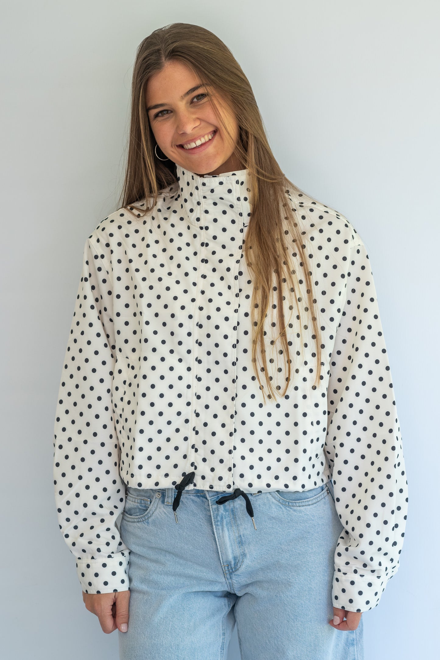 Ella rain jacket - polka
