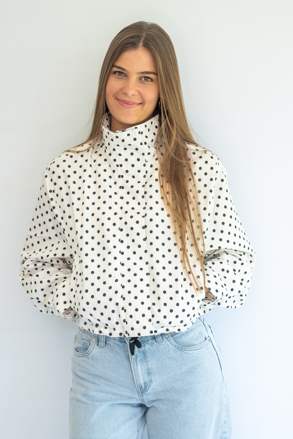 Ella rain jacket - polka