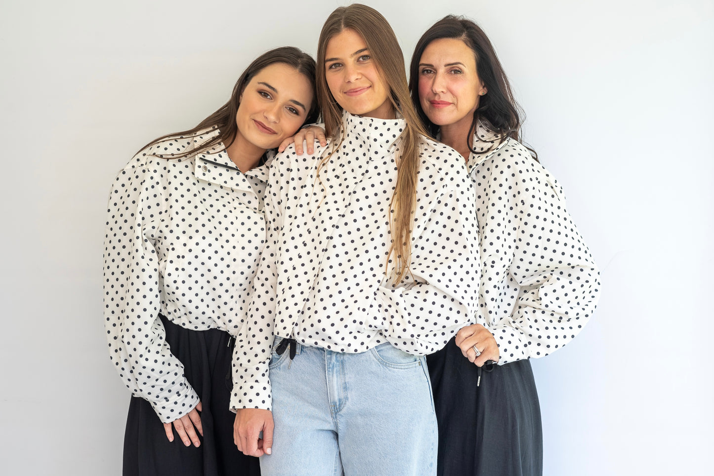 Ella rain jacket - polka