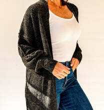 Load image into Gallery viewer, Esther long cardigan - black
