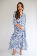 Load image into Gallery viewer, Arya dress - ditsy blue
