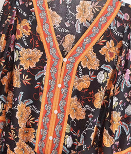 August boho dress
