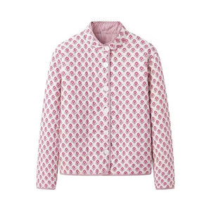 Blushing quilted jacket (reversible)