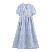 Load image into Gallery viewer, Mystical dreams embroidered dress
