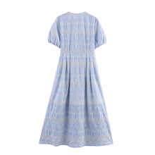 Load image into Gallery viewer, Mystical dreams embroidered dress
