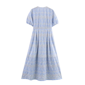 Mystical dreams embroidered dress