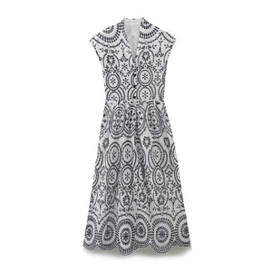 Bella embroidered dress
