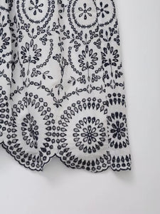 Bella embroidered dress