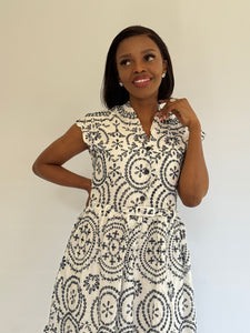 Bella embroidered dress