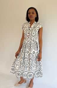 Bella embroidered dress