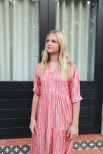 Load image into Gallery viewer, Arya dress - terracotta vines
