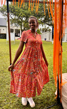 Load image into Gallery viewer, Candy dress - red paisley

