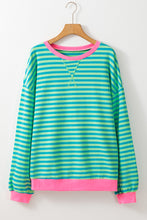 Load image into Gallery viewer, Blue lagoon striped top
