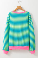 Load image into Gallery viewer, Blue lagoon striped top
