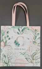 Load image into Gallery viewer, Coco &amp; Salt watercolour tote bag
