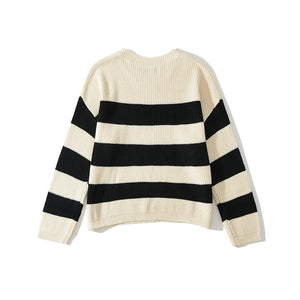 Preppy knit jersey