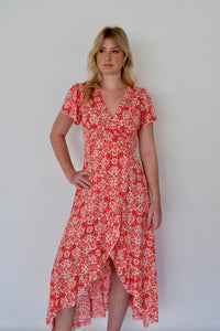 Evelyn wrap dress