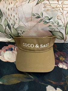 Coco & Salt visor cap